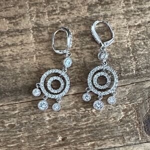 Elegant rhinestone Dangle Earrings